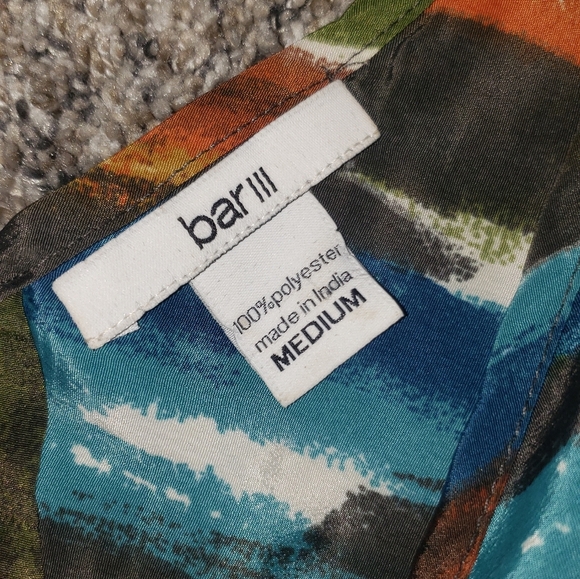 Bar III| A-Line Pleated Sundress with Pockets - Picture 2 of 5